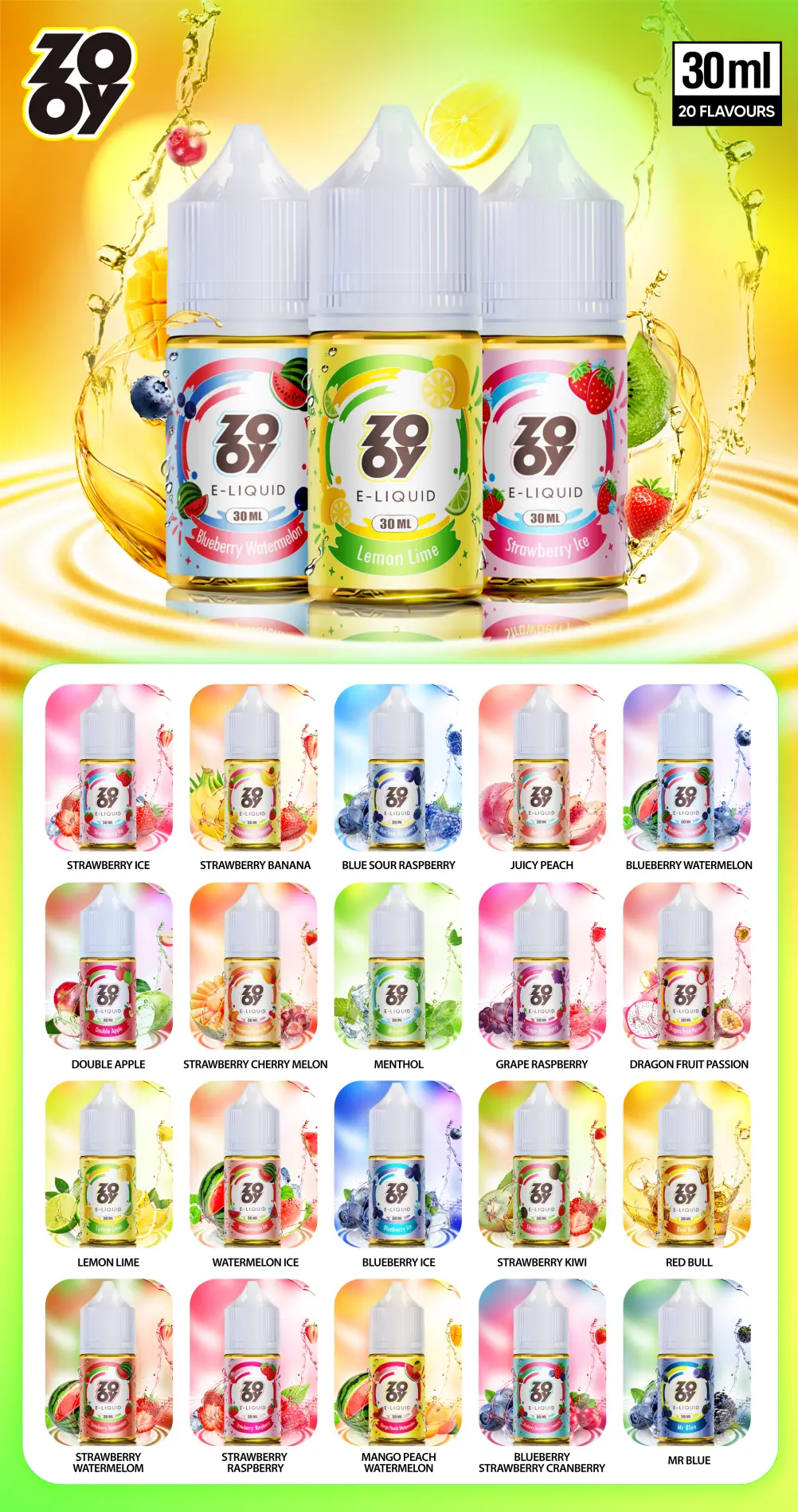ZOOY 30ML E Liquid