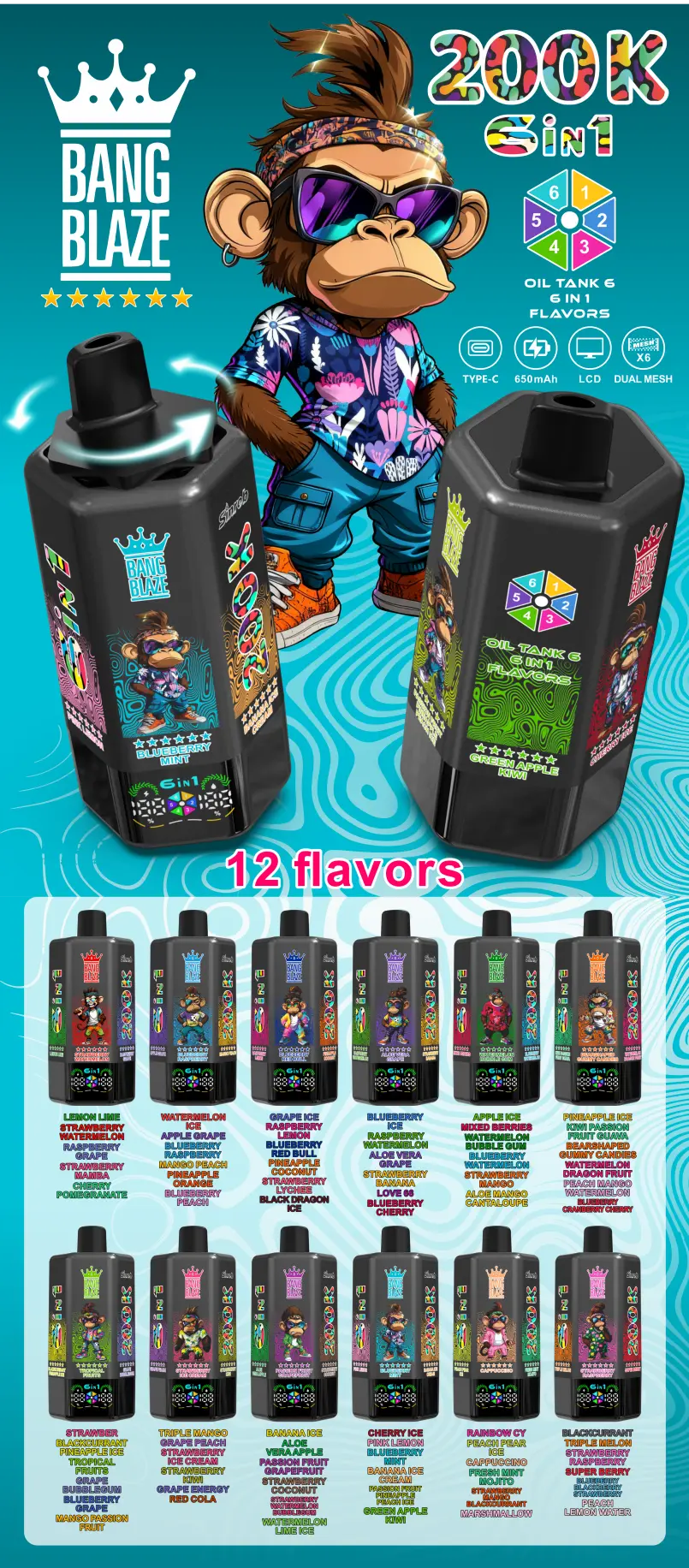 Bang Blaze 200K Puffs