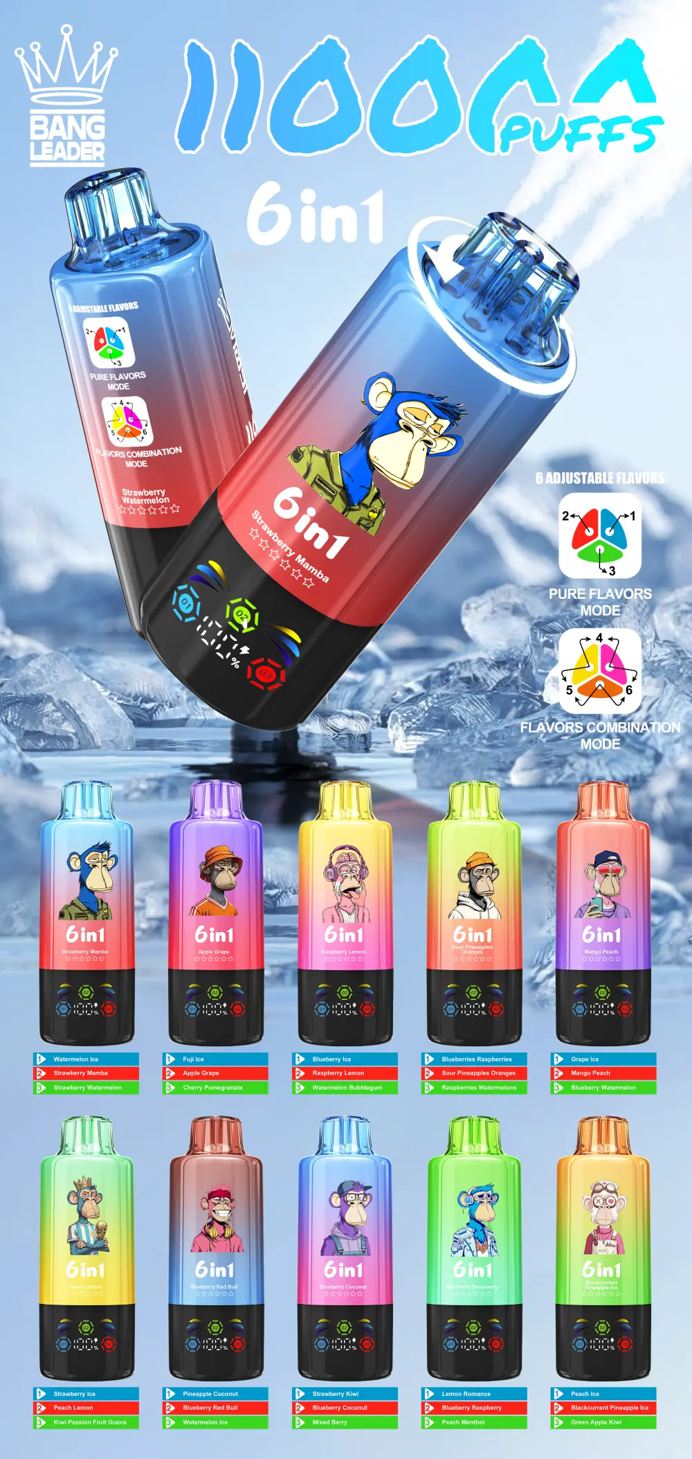 Bang Leader 110K Puffs 