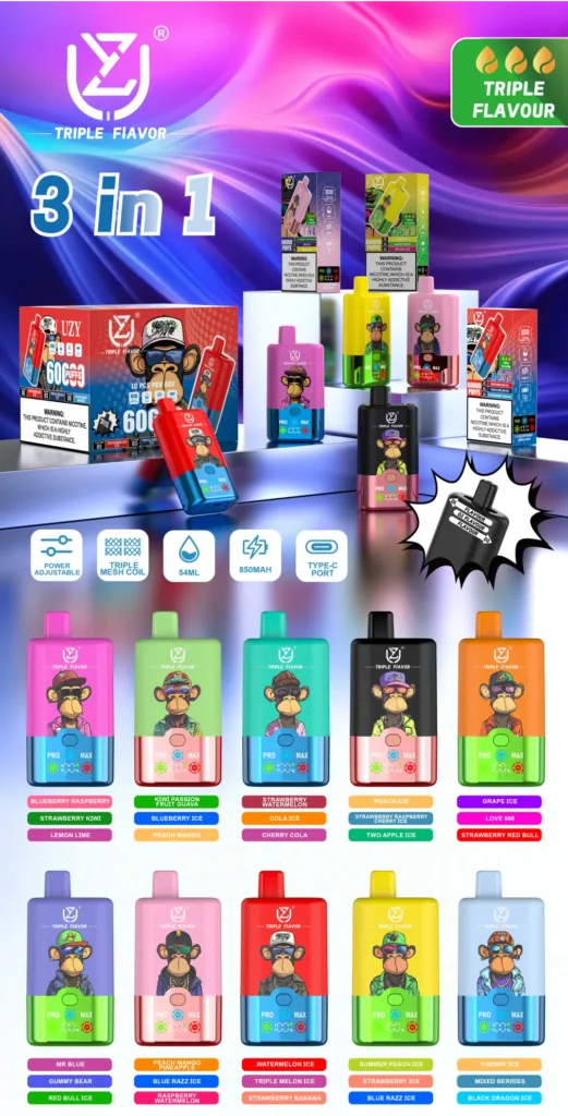 Proč UZY 60K Puffs Vape dobývá Evropu - a proč si ho zamilujete i vy 2 UZY 60000 Puffs