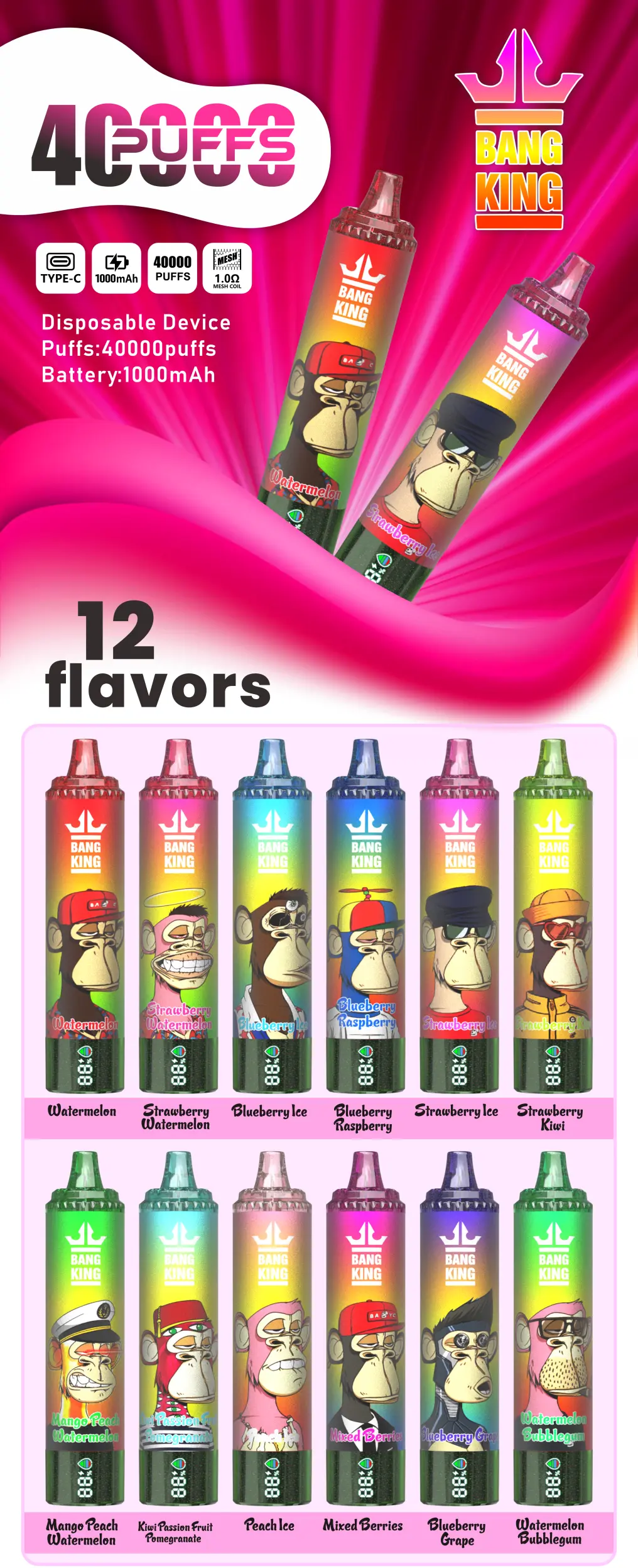 Bang King 40000 Puffs