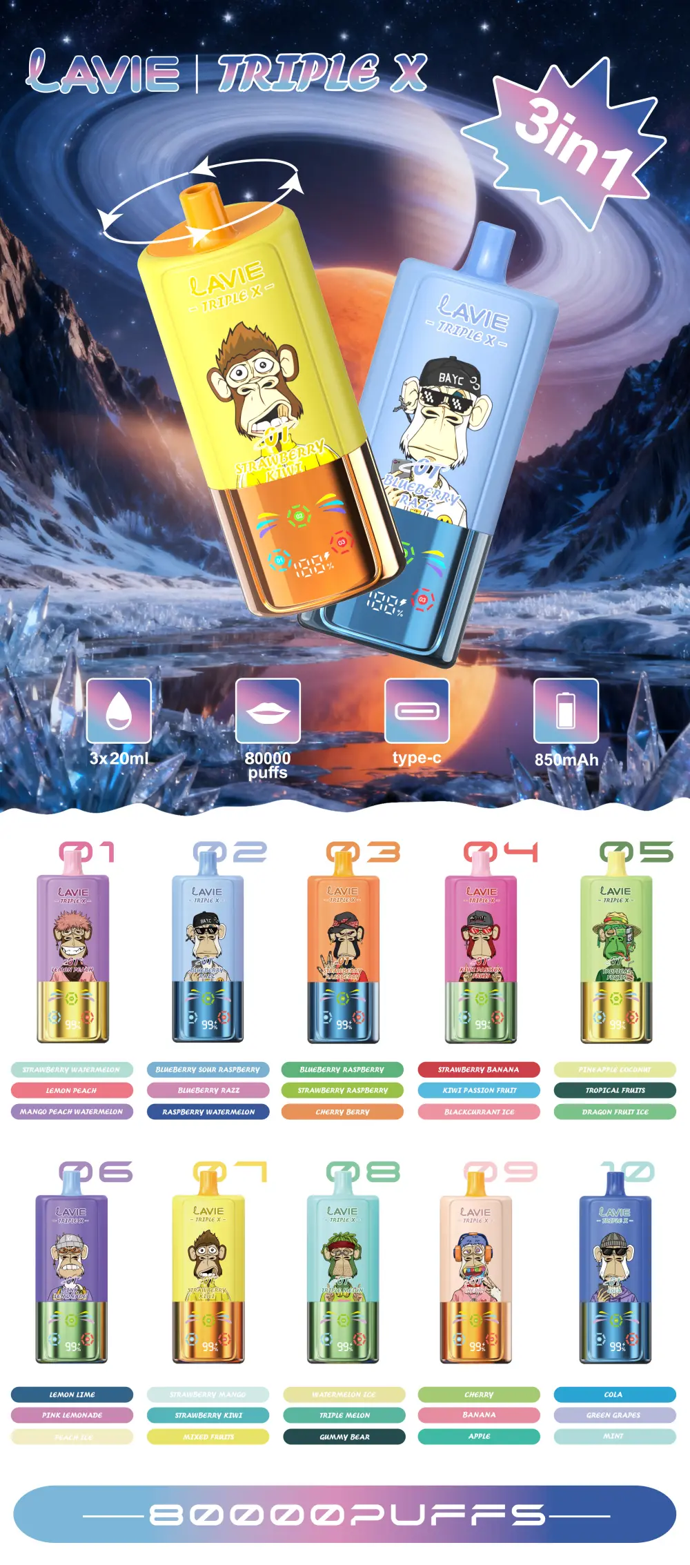 Lavie 80000 Puffs