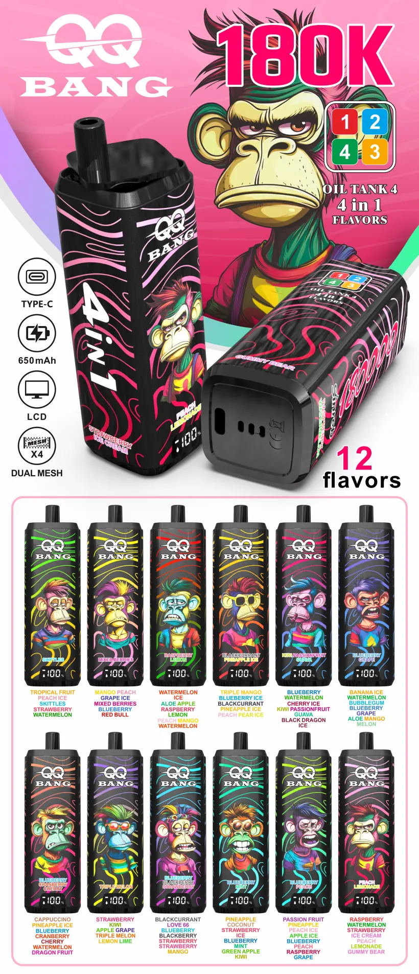QQ Bang 180K Puffs