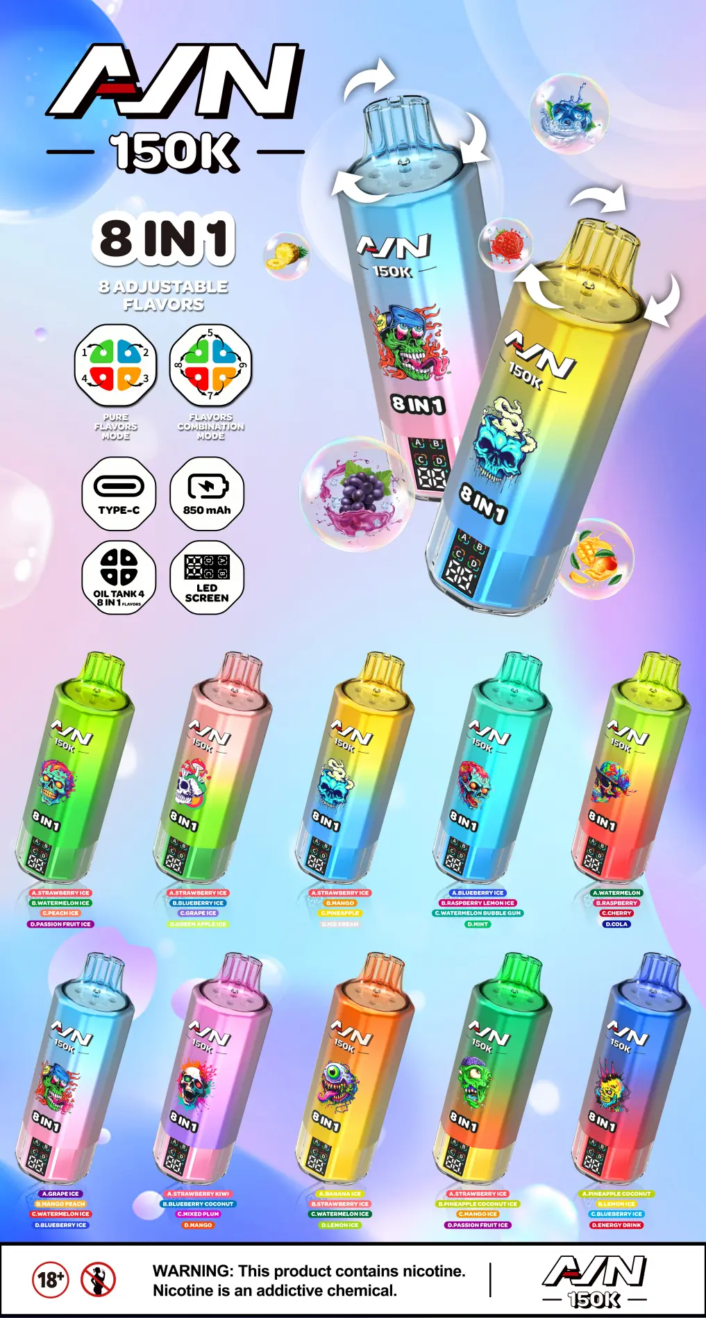 Aivono 150K Puffs