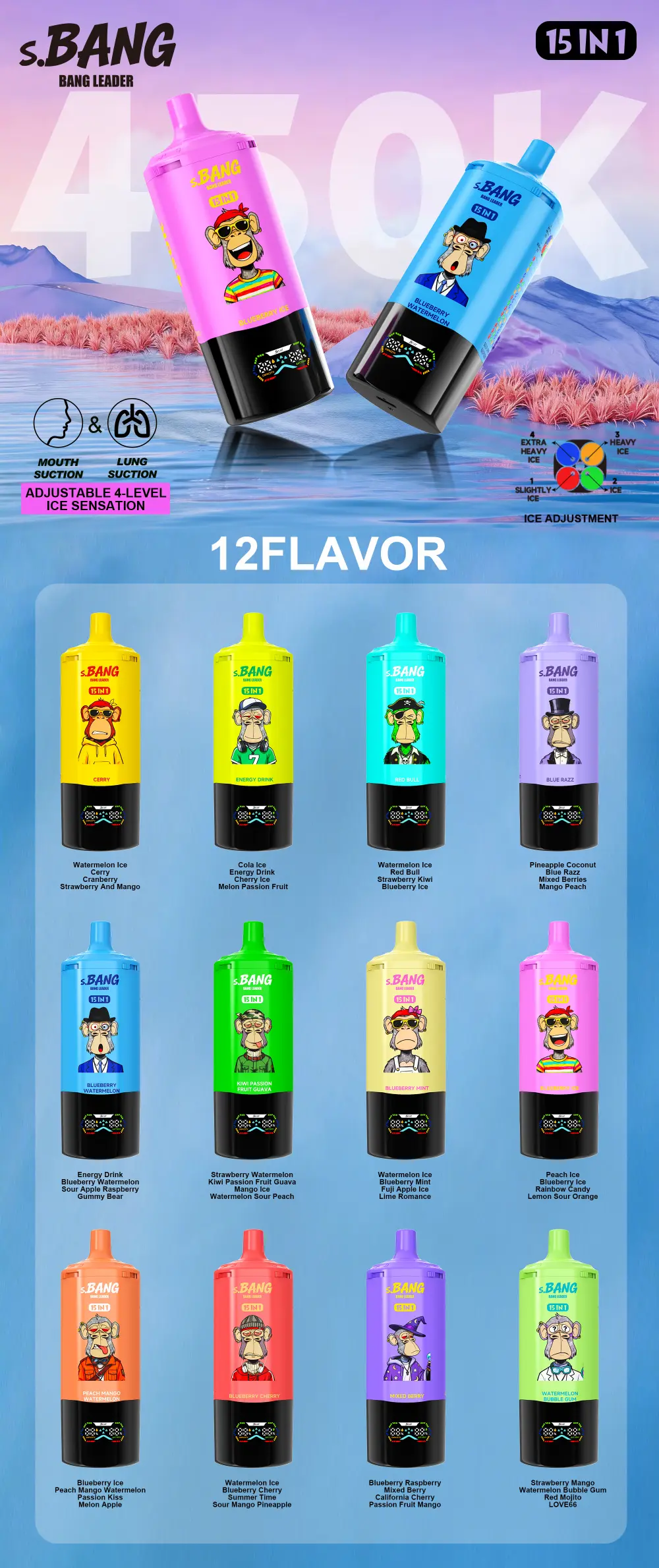 Bang Leader 450K Puffs 