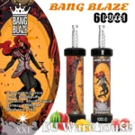 Bang Blaze Shisha 60000 Puffs laetav ühekordselt kasutatav Vape Original Factory Smart Screen EU Warehouse