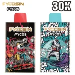 Fycos 30000 Puffs 30K laetav ühekordselt kasutatav Vape Shop hulgimüük elektrisigaretist