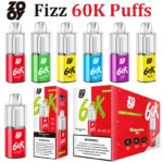 ZOOY 60K Puffs 60000 Fizz laetav ühekordselt kasutatav Vape hulgimüük nähtav õli paak Dual Mode